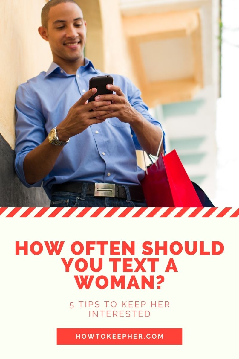 how often should a man text a woman